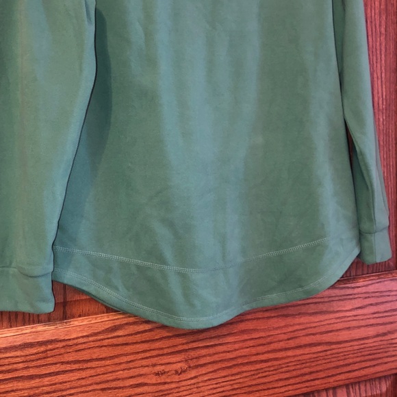 Green Long Sleeve Women's Tunic - Picture 6 of 7